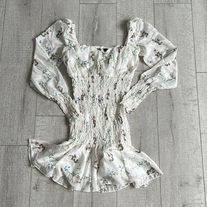 Floral stretch dress